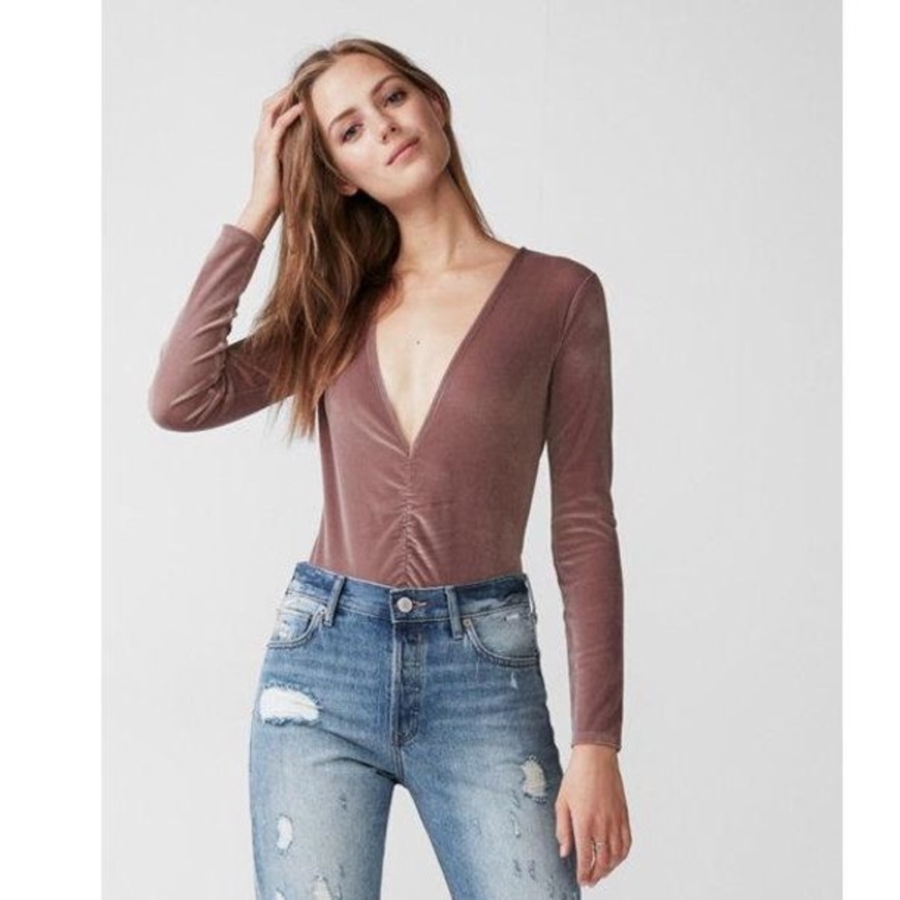 Express Velvet Bodysuit